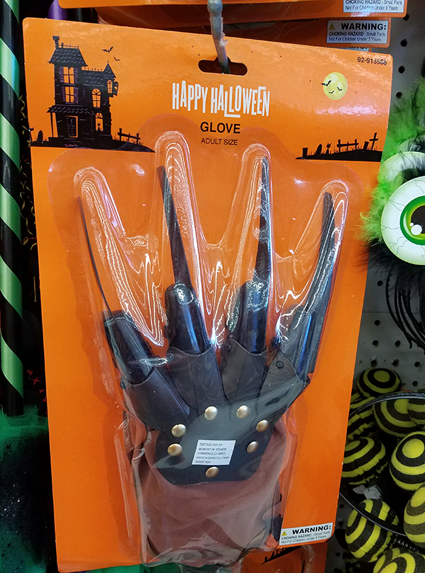 99 cents halloween glove