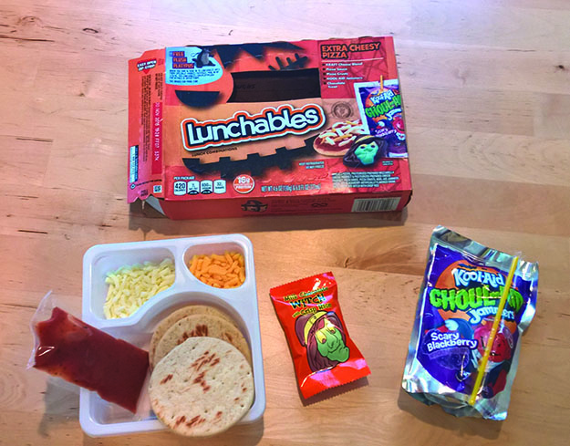 halloween lunchables 2015