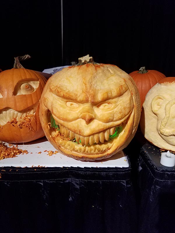 pumpkin sculpture