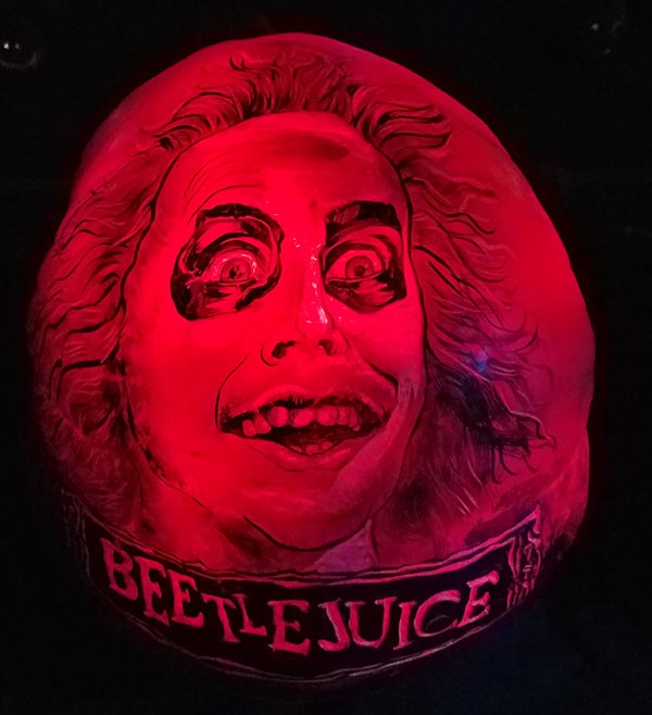 beetlejuice pumpkin