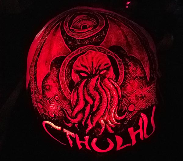 cthulhu pumpkin