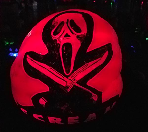 scream pumpkin