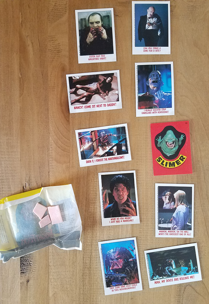 fright flicks trading cards