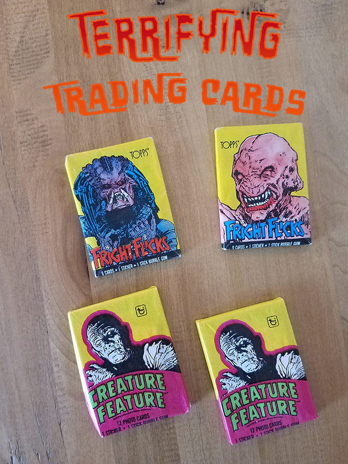 horror trading cards