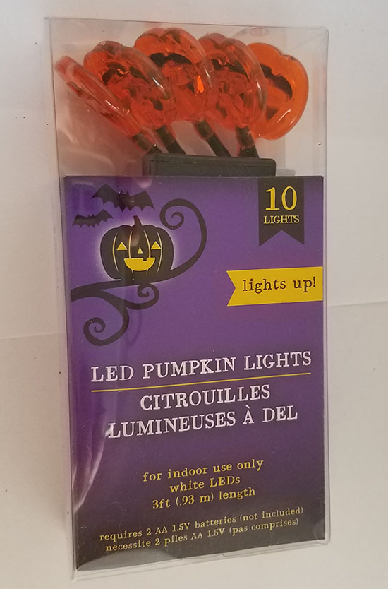 dollar tree pumpkin lights