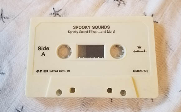 hallmark spooky sounds cassette tape
