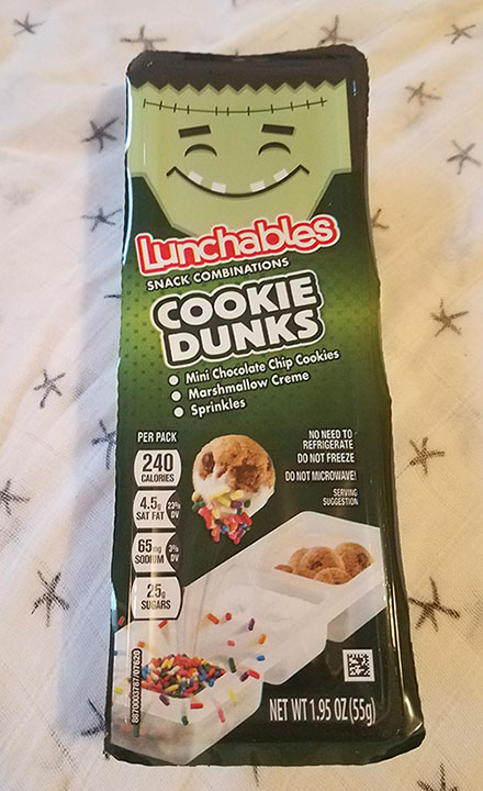 lunchables halloween cookie dunks