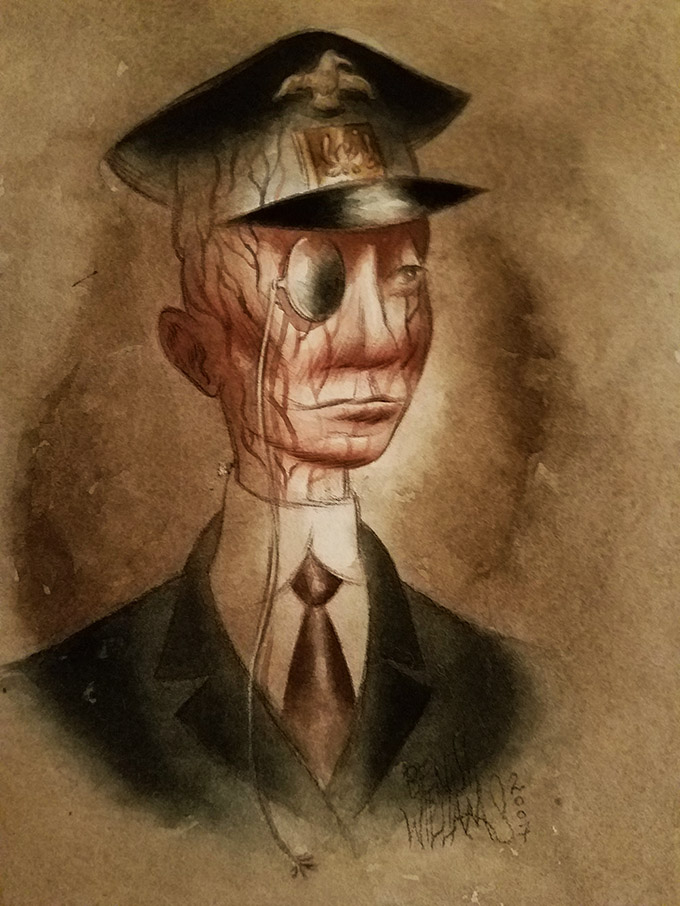 creepy halloween art