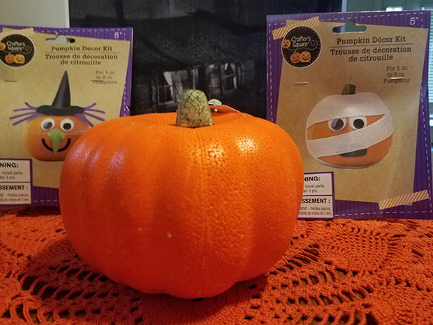 halloween pumpkin decorating kit dollar tree