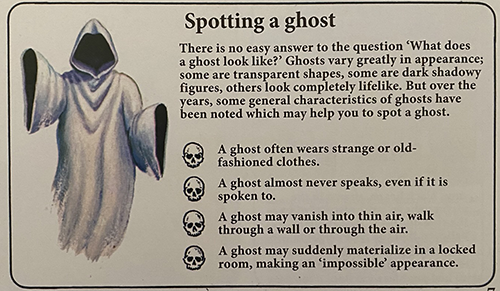 how to spot a ghost