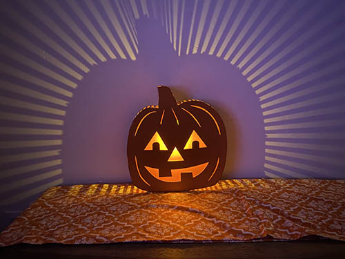 target light up jack o lantern