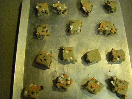 halloween brick of cookie dough