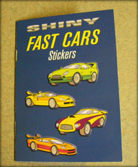 shiny fast cars stickers