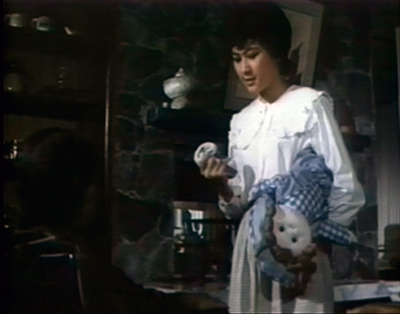 No, I don't talk to the doll. I'm insane, not stupid.