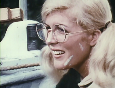Janey Slater? But she has glasses, and paint on her coveralls!