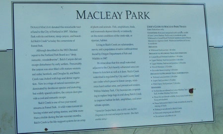 macleay park portland
