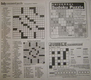 daily crossword